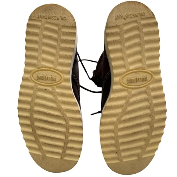 Wolverine Men's Loader Wedge Boots Dark Brown Leather Size 8 1/2 Medium Width - Picture 8 of 14